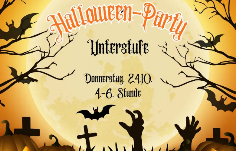 Gruseln und Spaß: Die Halloween-Party der Unterstufe steht vor der Tür!