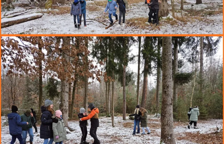 Ein winterliches Abenteuer: Die 5 WS erkundet den Wald